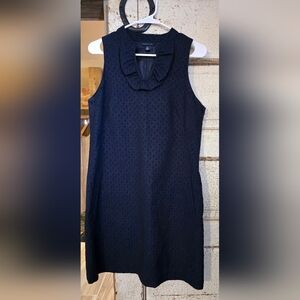 Elegant TOMMY HILFIGER Navy Blue Shift Dress Sz. 10 Large EUC!